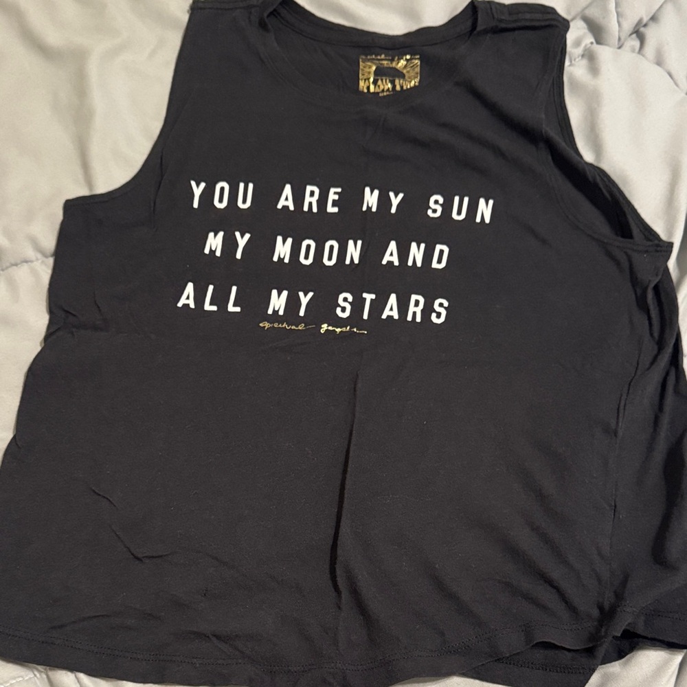 You Are My Sun My Moon and All My Stars Black Tank Top